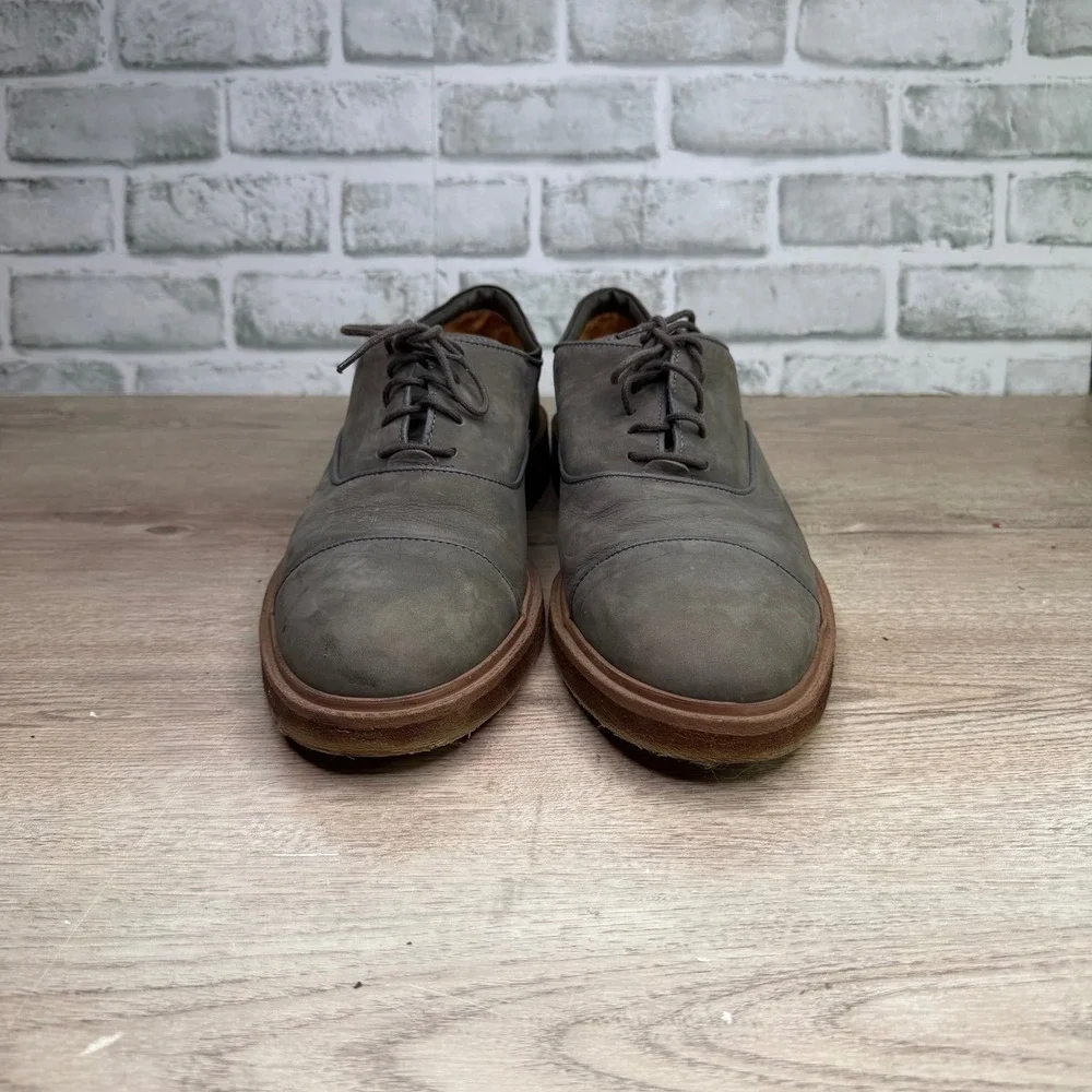 Vintage Foundry Oxford Dress Shoes Grey Size 12